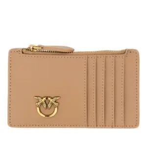 골드 로고 가죽 카드지갑 100251 A0F1D01Q