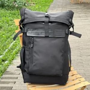 미니백팩 실버 할먼니 pvc 캐주얼 백팩