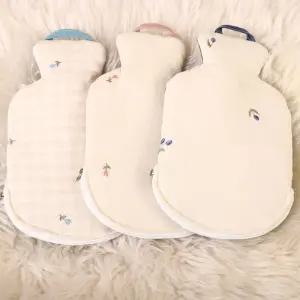 보온물주머니 0.8L + 꽃자수면커버