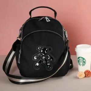 실버 비닐 보부상 가방 여성백팩