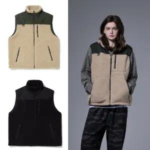 인터크루 포근하고 따뜻한 쉐르파 리버시블 양면 뽀글이 패딩 조끼 Z4VO21A