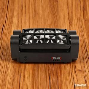 2025 80W 미니 스파이더 무빙 헤드 라이트 RGBW LED 빔 조명 효과 DMX512 DJ 디스코 파티 쇼 웨딩 카라오케