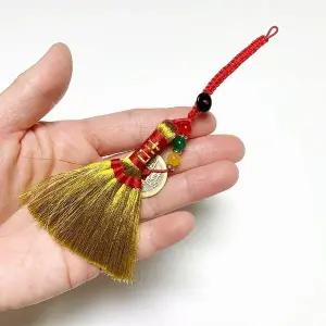 합격 기원 행운 키링 복과 행복 건강 부적 (WFKM1JP)