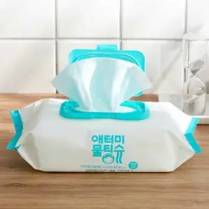 최신제조 애터미 물티슈 70매 x 8개 x 1박스 도톰한 밀봉캡형