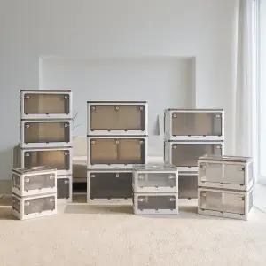 아이윤 접이식 대형 폴딩 리빙박스 옷 장난감 정리함 펜트리 수납함 다용도 정리함 134L