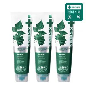 덴티스테 안티캐비티 치약 100g 3개 고불소 드라이브러싱 치약