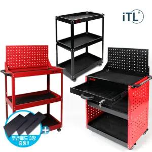 이동식 공구함 공구통 가방 부품함 정리함 연장통 다이 부품 카트 트롤리 툴박스 공구대 박스 대형 선반 철제 보관함 작업