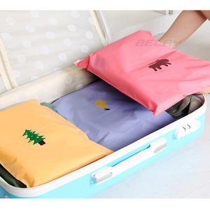 트레블 방수 지퍼백 5종세트 여행용 의류 파우치 다용도 초경량 트레블백 사용한 세탁물 분리용