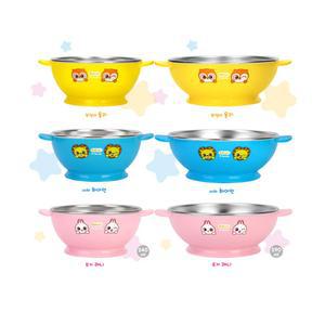 에디슨 프렌즈 논슬립 스텐 공기 대접 컵/유아 식기 한손컵 밥그릇 어린이 아동