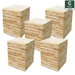 (가베가족)KS1301 큰솔 원목카프라500pcs/도미노