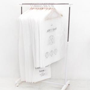 화이트베이직옷커버양복15장+코트5장 투명창옷커버