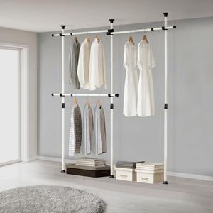 왕자 130벌 고정 행거 수납 옷걸이 027