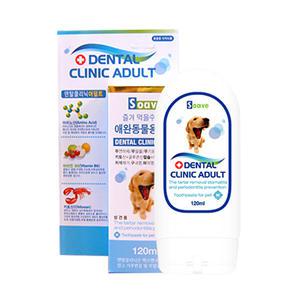 쏘아베 덴탈클리닉 어덜트 120ml 사과맛 짜먹는 치약