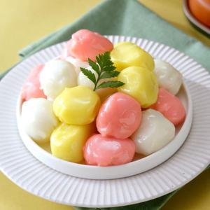 [시루조아] 굳지않는 삼색 말랑 꿀떡 600g 15개입 / 개별포장