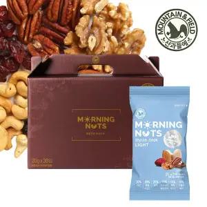 [산과들에]모닝너츠라이트 30입 하루견과 선물세트 (20gx30입)