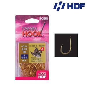 HDF 해동 감성돔 바늘 쌍등침 금색 바늘 덕용 HH-567