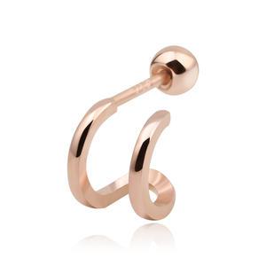 [14K GOLD] 더블라인 피어싱