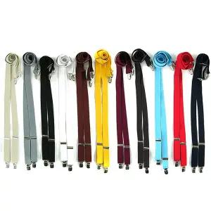 멜빵 서스펜더 벨트 11 색상 남성 여성 공용