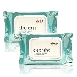 케어존 닥터솔루션 클렌싱 티슈 60매+60매