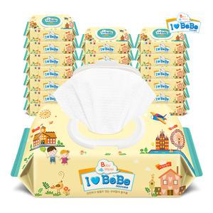 아이러브베베 아기물티슈 아이보리 캡형 72매X20팩 엠보물티슈