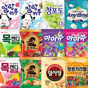 대용량 사탕 골라담기 / 목캔디 마이쮸 청포도 말랑카우 스카치 츄파춥스 롤리팝 멘토스 후르츠텔라