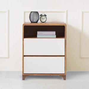 10SPACE 멀바우 패턴 600 3단 오픈 서랍장 MP701