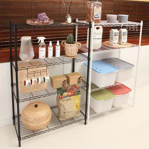 메탈 다용도 전자렌지 수납장 4단 900