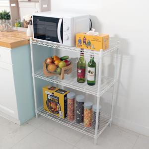 메탈 다용도 전자렌지 수납장 3단 750