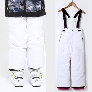 [와이키키]와이키 아동 보드복 팬츠 단품 YP1900 화이트 스키복 8세~11세