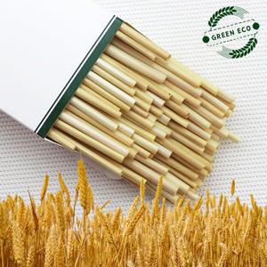 에코 천연 밀 빨대 스트로우 100개입 풀 보리 생분해 제로웨이스트 미니멀 재활용 논 플라스틱