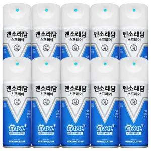멘소래담 스프레이 쿨 180mlx10개 쿨타입 타박상 통증완화 뿌리는 에어파스