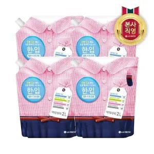 한입 범용 액체 리필 2L x 4개