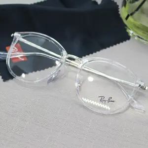 레이벤 안경테 원형 투명 뿔테 RB7140 2001 룩소티카 코리아 정품