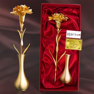 어버이날 카네이션 부모님 명절 선물 꽃 생신 금카네이션 세트