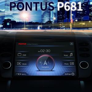 현대폰터스 P681 8인치 지니맵 네비게이션 TPEG KBS