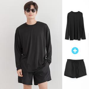 래시플 남성 남자 루즈핏 박시 래쉬가드세트