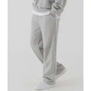 [하프클럽/피아네르]에센셜 세미 와이드 스웨트팬츠 (melange)