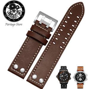 해밀턴 호환 가죽 스트랩 시계줄 밴드 세이코 카시오 20mm 22mm
