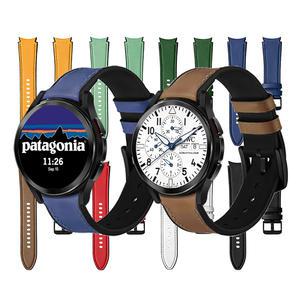 스토리링크 갤럭시워치7 6 5 4 클래식 20mm용 날개형 하이브리드 가죽 스트랩 시계줄