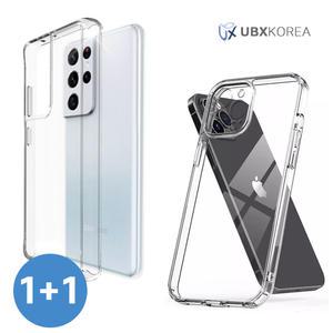 변색없는 아이폰 갤럭시 투명 하드 PC 케이스 17 16 15 14 13 12 미니 프로 맥스 S 25 24 23 21 노트20 플러스