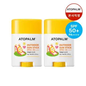 아토팜 야외놀이 선스틱 21g SPF50+ PA 2개