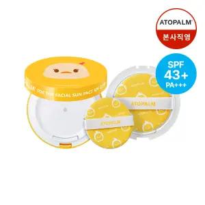 아토팜 톡톡 페이셜 선팩트 15g 1개 +리필 15g 1개