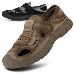 발편한 소가죽 남성운전자샌들 여름메쉬 망사스니커즈 남자신발 캐주얼 단화