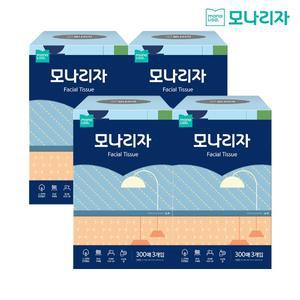 모나리자 미용티슈 300매*3입 x 4팩