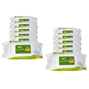 균이제로 살균티슈 75매 x 12팩 항균 소독티슈