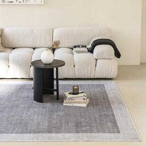 [한빛카페트]디센트 보더패턴 워셔블 사계절 러그 카페트 160x230cm