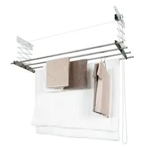 웰렉스 국산 직선봉 반자동 천장 발코니 베란다 빨래 건조대 CH4180