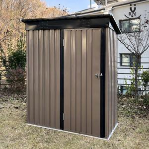 3x5 레드와이 스틸창고 컴팩트 사이즈 농막 간이 소형창고 조립식 이동 야외 전원주택