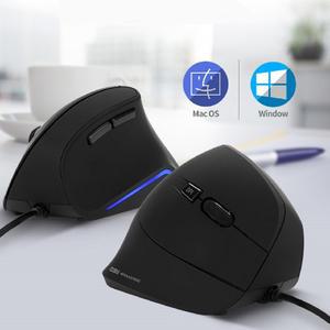 cosy 업무용 인체공학 손목 보호 버티컬 유선 옵티컬 마우스 / 컴퓨터 pc 노트북 버티칼 손목 마우스 연결