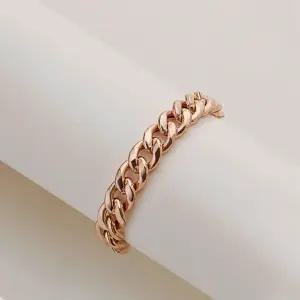 14K 체인 반지 우정 링 볼륨 할로우 (소)